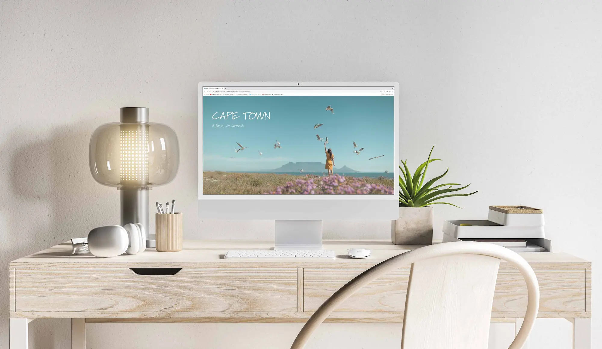 映画『Cape Town』　仮想サイトのメインビジュル